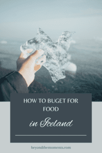 Budget for food in Iceland pin