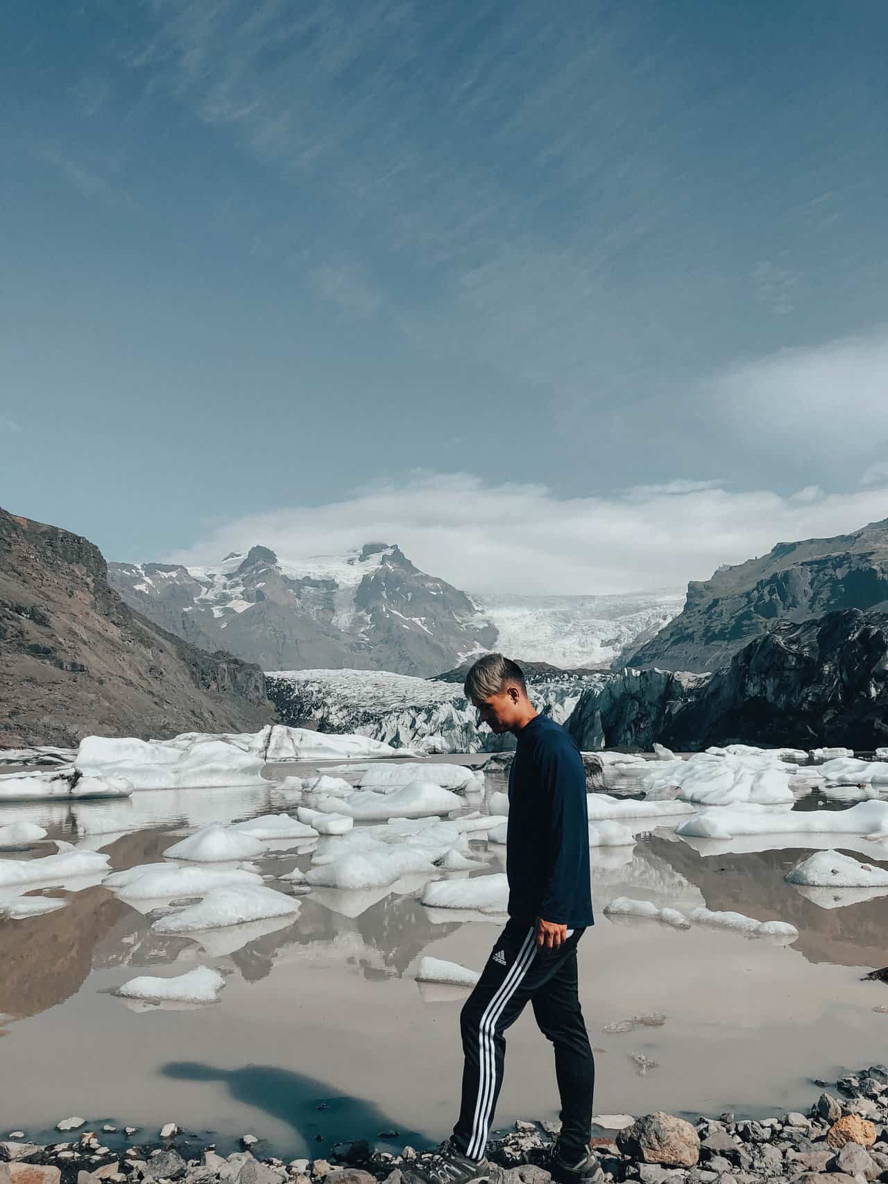 Iceland Svinafellsjokull glacier