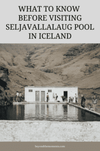 Iceland hot springs pin