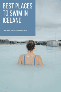 Best places to swim in Iceland pin