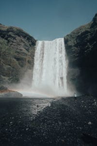 Base of Skógafoss