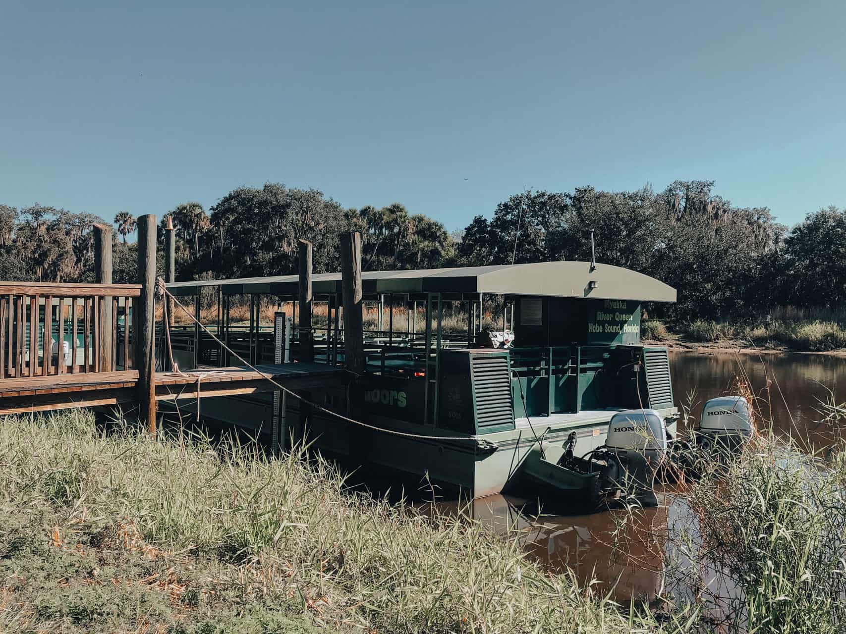 Boat at Myakka River