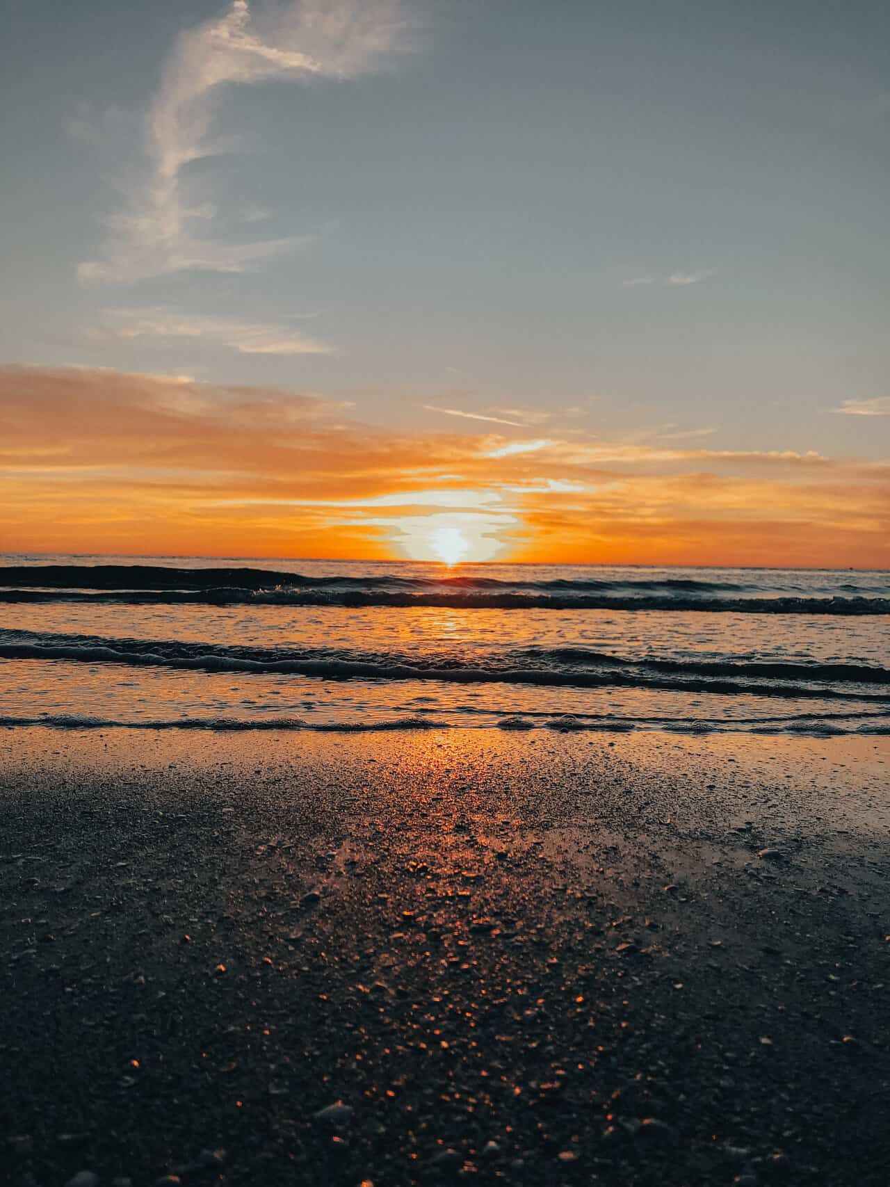 Siesta Key beach sunset