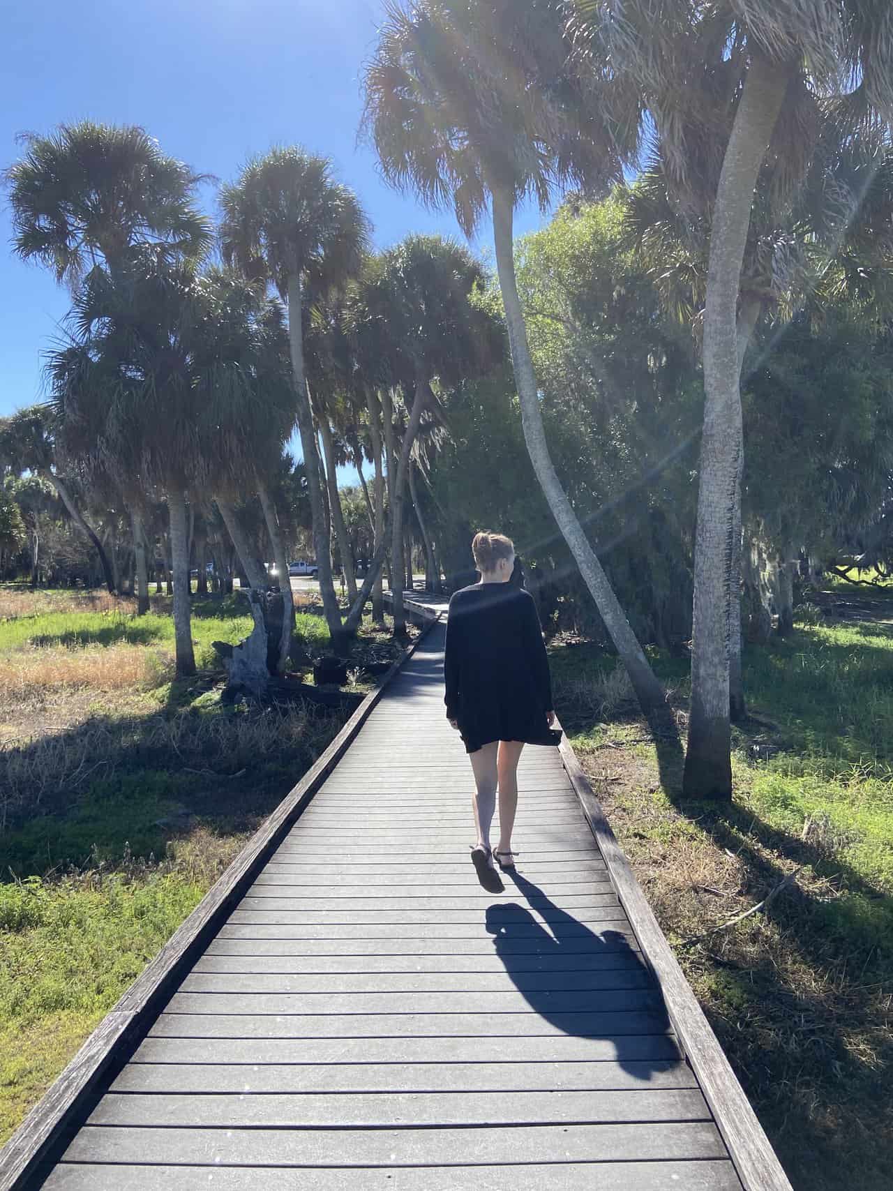 Florida Myakka River boardwalk