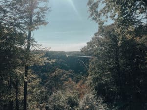 Bridge overlook west virginia