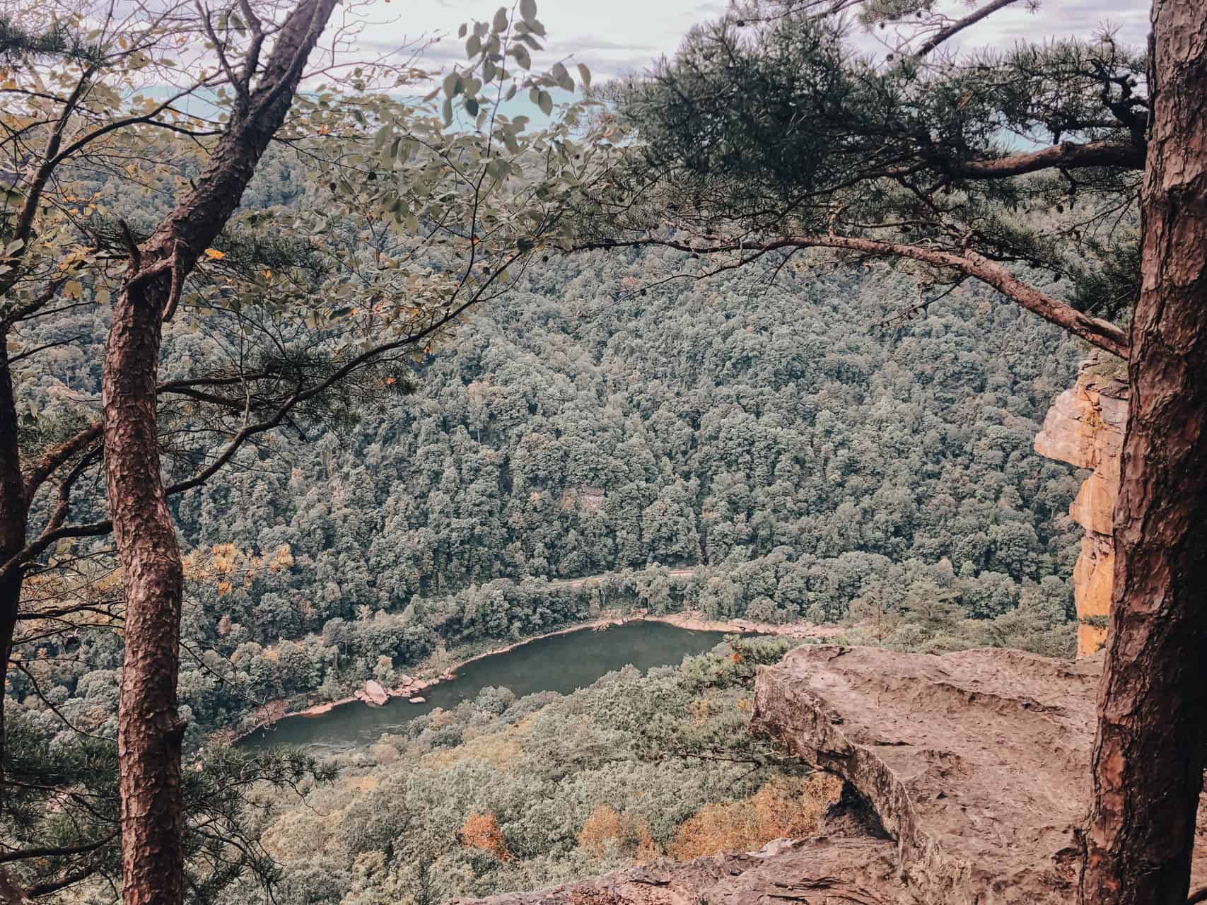 West Virginia Endless Wall viewpoint