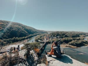 Harpers Ferry Maryland Heights top of trail