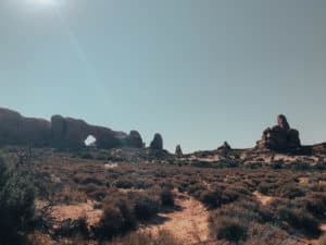 Skyline Arch Trail Arches National Park