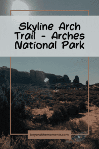 Skyline Arch Trail pin