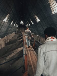 Climbing to Basilica tower overlook