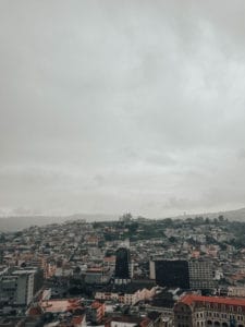 Basilica del Voto Nacional tower overlook