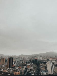 Tower overlook Basilica Quito