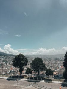 View from El Virgen Quito