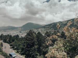 Virgen del Panecillo view