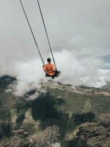 Swing in Baños Ecuador