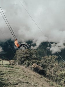 Swing at the End of the World in Baños