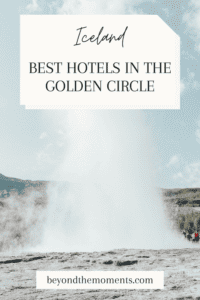 Golden Circle hotels Iceland pin