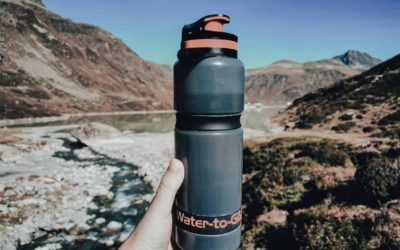 Travel essentials water filter bottle