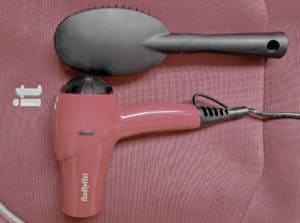 Travel hair dryer