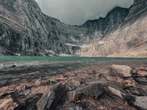 Glacier lake hike