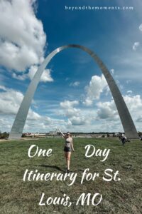 One day itinerary for St. Louis, MO